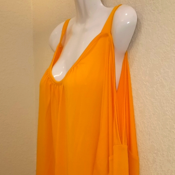 ASHRO Gold Cold Shouldered Jersey Blouse - Picture 2 of 12